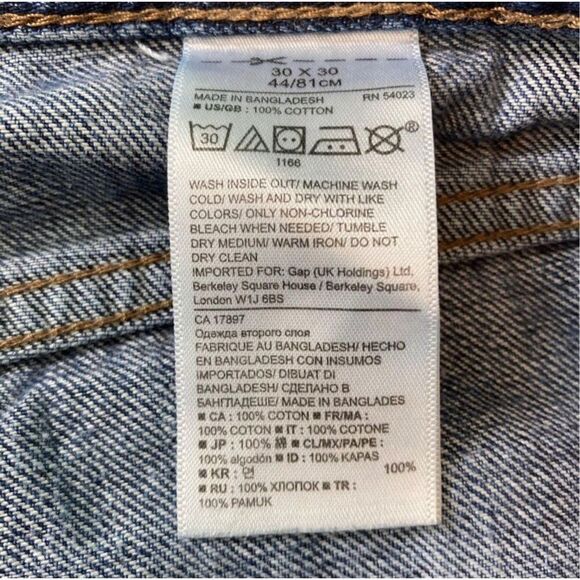 Banana Republic Men's Blue Mid Rise Straight Leg Denim Jeans Size W30 L30 - Picture 5 of 11